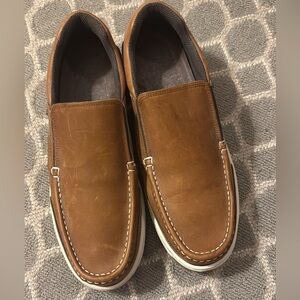 Dubarry Men's Brown Leather Slip-On Shoes